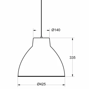 Aluminor S2089 suspension au style industriel^ Lampes Industrielles