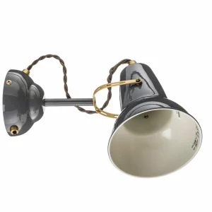 Anglepoise Original 1227 Brass applique grise^ Lampes Industrielles