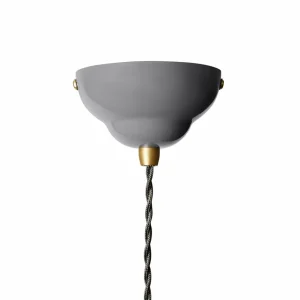 Anglepoise Original 1227 Brass Midi suspendu gris^ Lampes Industrielles