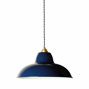 Anglepoise Original 1227 Brass Midi Wide bleu^ Lampes Industrielles