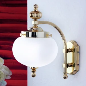 ORION Applique Delia à 1 lampe en laiton^ Lampes Antiques