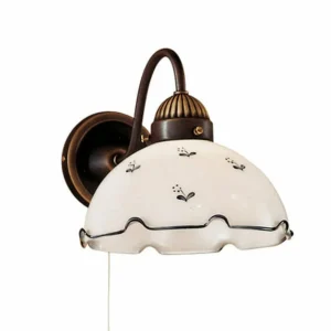 austrolux Applique rustique Nonna blanc bleu^ Lampes Rustiques