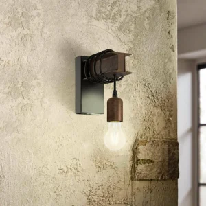 EGLO Applique Townshend en acier, brune^ Lampes Industrielles