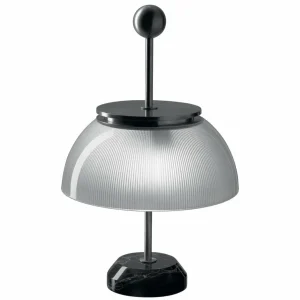 Artemide Alfa lampe à poser avec abat-jour verre^ Design