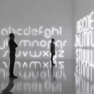 Artemide Alphabet of Light applique majuscule B^ Design