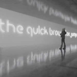 Artemide Alphabet of Light applique minuscule f^ Design