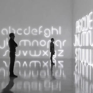 Artemide Alphabet of Light applique minuscule n^ Design
