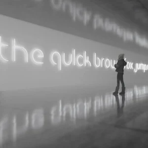 Artemide Alphabet of Light applique minuscule q^ Design