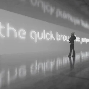 Artemide Alphabet of Light applique minuscule r^ Design