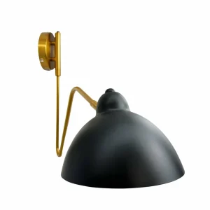 Dyberg Larsen applique murale Futura, noir, métal^ Lampes Scandinaves