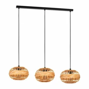 EGLO Amsfield 1 Suspension à trois lampes, allongée^ Lampes Modernes
