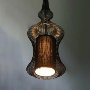 Forestier Tibet suspension, noire^ Lampes Orientales