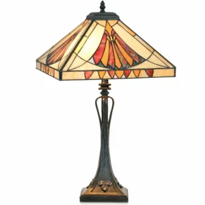 Artistar Gracieuse lampe à poser AMALIA de style Tiffany^ Lampes Tiffany