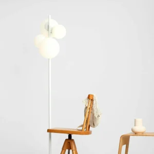 ALDEX Lampadaire Bloom à quatre lampes, blanc^ Lampes Modernes