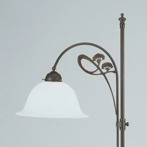Berliner Messinglampen Lampadaire délicat Ilka coloris antique^ Lampes Antiques