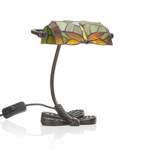 Artistar Lampe à poser DRAGONFLY fabriquée à la main^ Lampes Tiffany