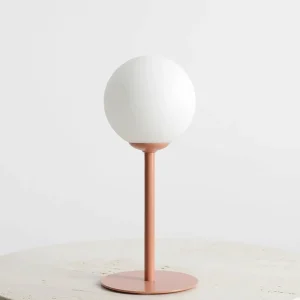 ALDEX Lampe à poser Joel, 35 cm, corail/blanche^ Lampes Scandinaves