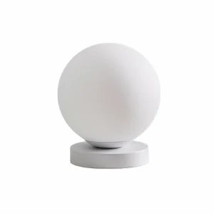 ALDEX Lampe de table Ball, support blanc^ Lampes Modernes