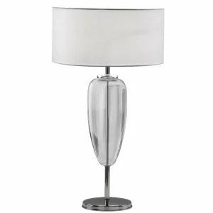 AILATI Lampe de table Show Ogiva 82 cm élément en verre clair^ Design