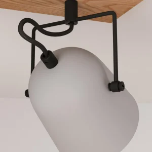 Lindby Adalin plafonnier, à 2 lampes, gris^ Lampes Modernes