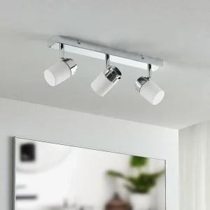 Lindby Alimari spot pour plafond, chromé, long^ Lampes Modernes