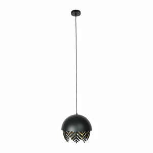 Lucande Aparas Suspension aspect feuille, 1 lampe, 35 cm^ Design