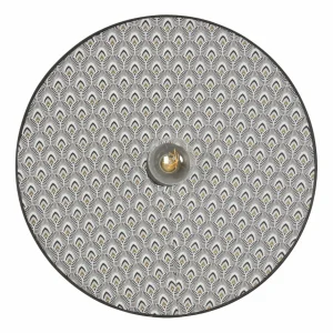 MARKET SET Applique murale Gatsby Ø60cm motif paon^ Design