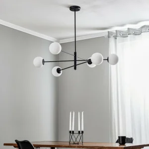 ALDEX Plafonnier 1090PL_K1, à 6 lampes, noir^ Lampes Scandinaves