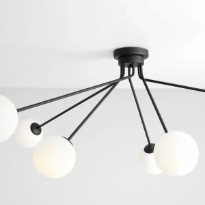 ALDEX Plafonnier 1082PL_K1, à 6 lampes, noir^ Lampes Scandinaves