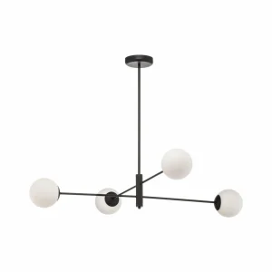 ALDEX Plafonnier 1090PL_L1, à 4 lampes, noir^ Lampes Scandinaves
