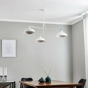 ALDEX Suspension 1036, à 3 lampes, blanche^ Lampes Scandinaves