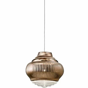 AILATI Suspension Bonnie 130 cm bronze métallisé^ Design
