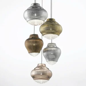 AILATI Suspension Bonnie 130 cm or ancien métallisé^ Design