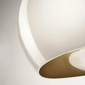 Vistosi Suspension Surface Ø 40 cm, E27, blanc/brun terre^ Design