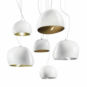 Vistosi Suspension Surface Ø 27 cm, E27 blanc/vieux vert^ Design